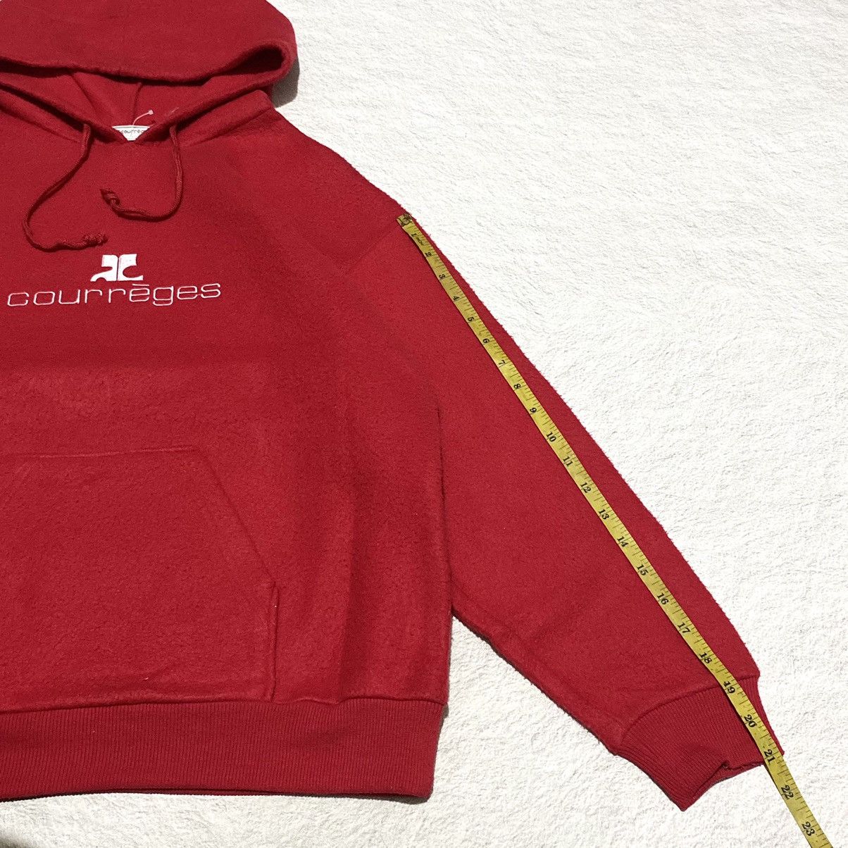 Courreges 🔥RARE🔥 Courreges 2000s Fleece Hoodie Size US M / EU 48-50 / 2 - 7 Thumbnail