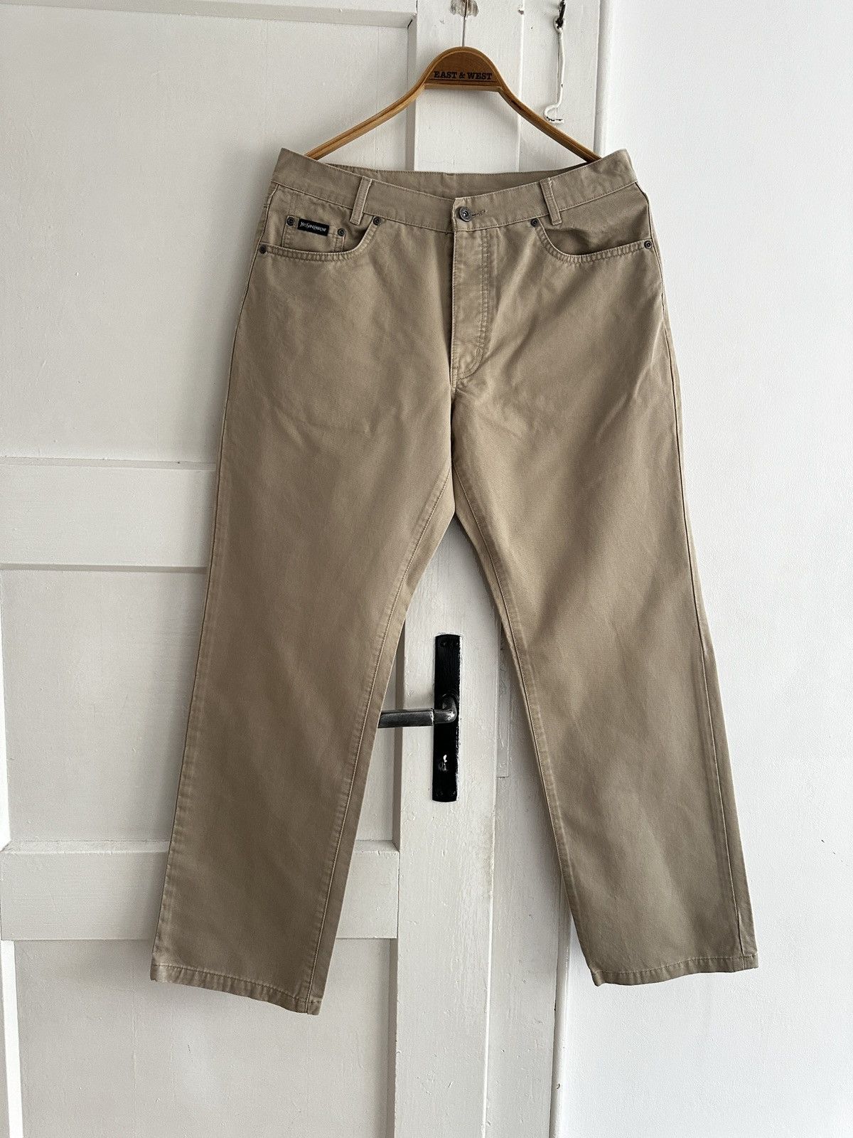 Yves Saint Laurent Yves Saint Laurent x jeans x vintage x 90s x drip Size US 34 / EU 50 - 1 Thumbnail