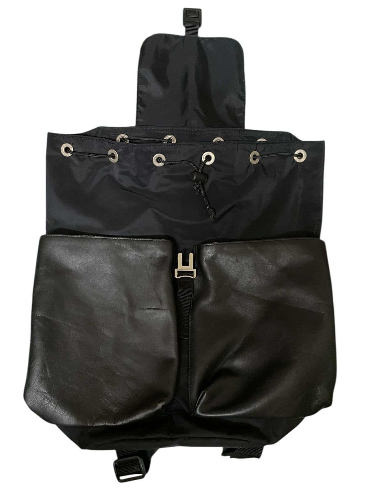 Japanese Brand × Yohji Yamamoto Y’saccs by Yohji Yamamoto Drawstring Backpack Size ONE SIZE - 4 Thumbnail