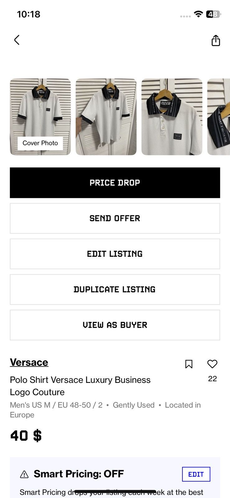 Dsquared2 Bundle 2 items t shirt Dsquared2 Versace Size US L / EU 52-54 / 3 - 2 Thumbnail