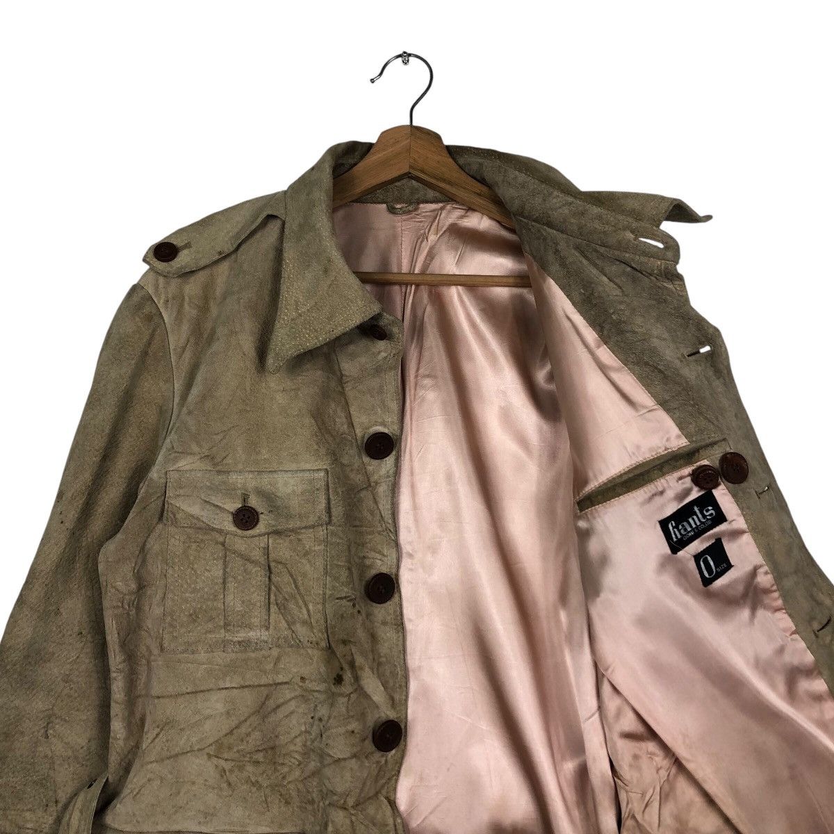 Japanese Brand × Vintage 📌Vintage Belted Leather Jacket Biker Hants Issey Miyake Size US M / EU 48-50 / 2 - 13 Thumbnail