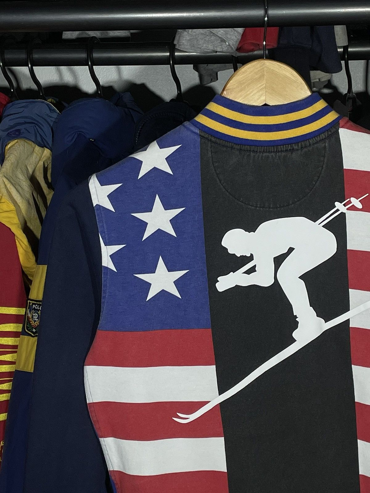 Polo Ralph Lauren × Vintage Bomber Polo Suicide Ski Size XXS / US 00 / IT 34 - 2 Thumbnail