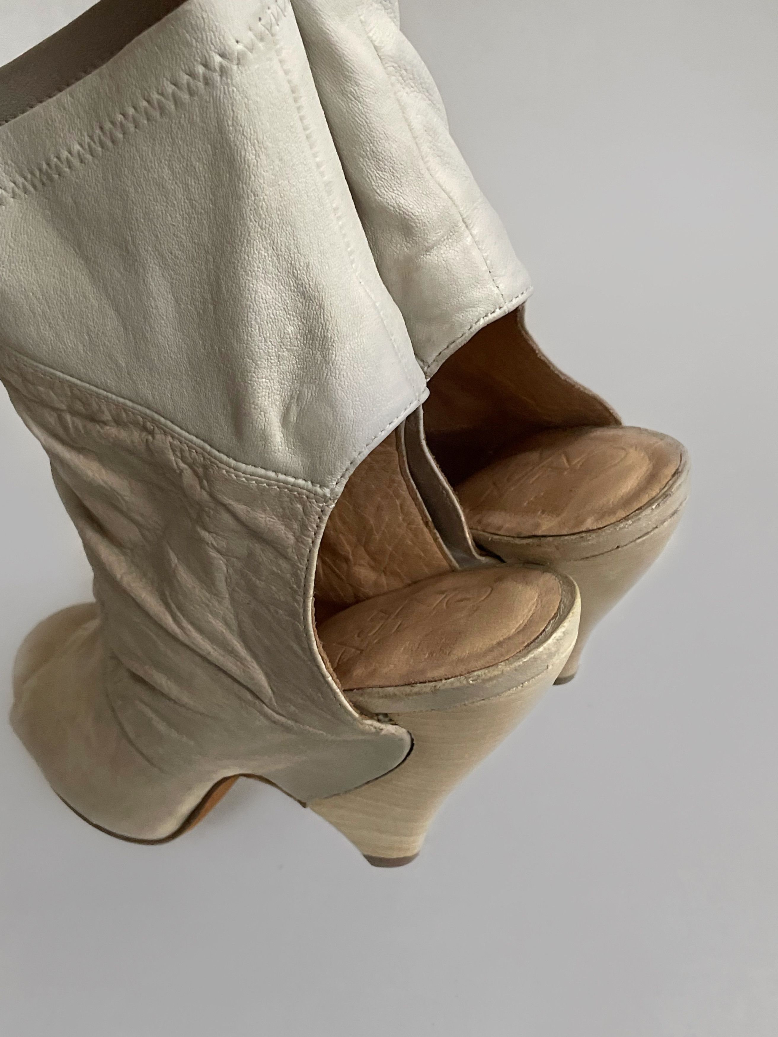 Cinzia Araia Vintage Cinzia Aria Avant-garde leather platform shoes Size US 6.5 / IT 36.5 - 5 Thumbnail