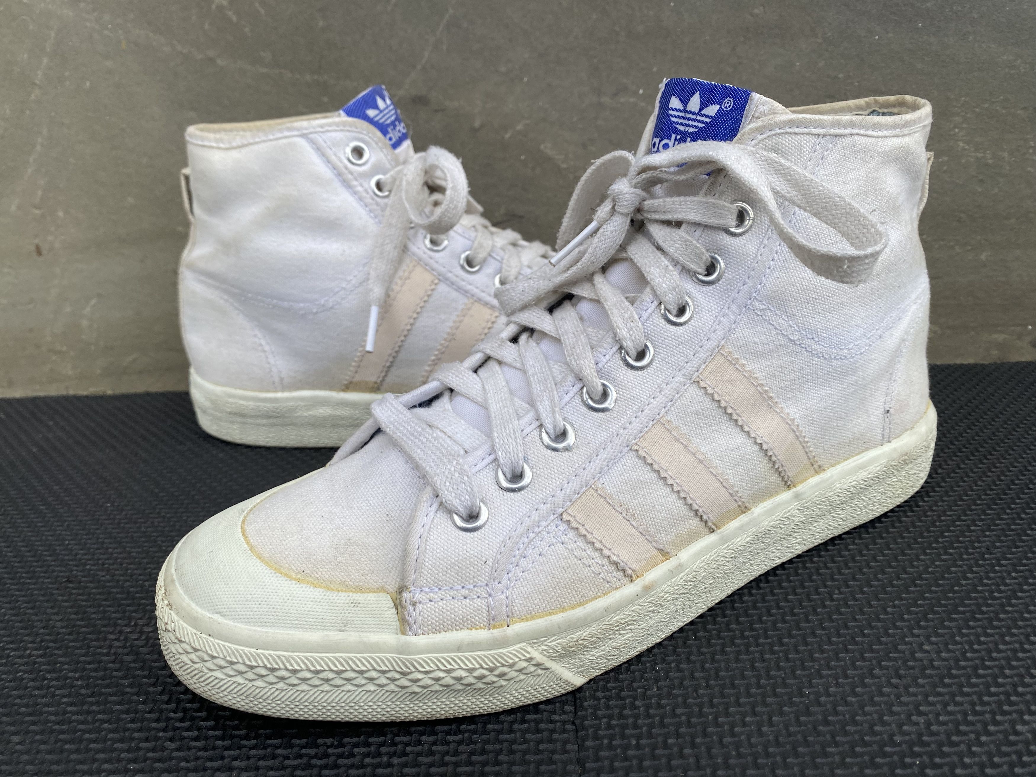 Adidas Vintage Rare Adidas Cannes 1980s Canvas Shoes Made Taiwan Grailed