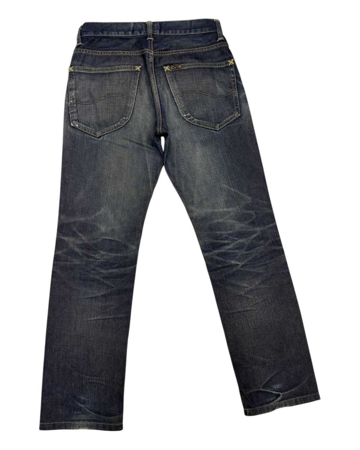 Lee 🔥LEE 101 DISTRESSED AGED DENIM JEANS Size US 27 - 4 Thumbnail