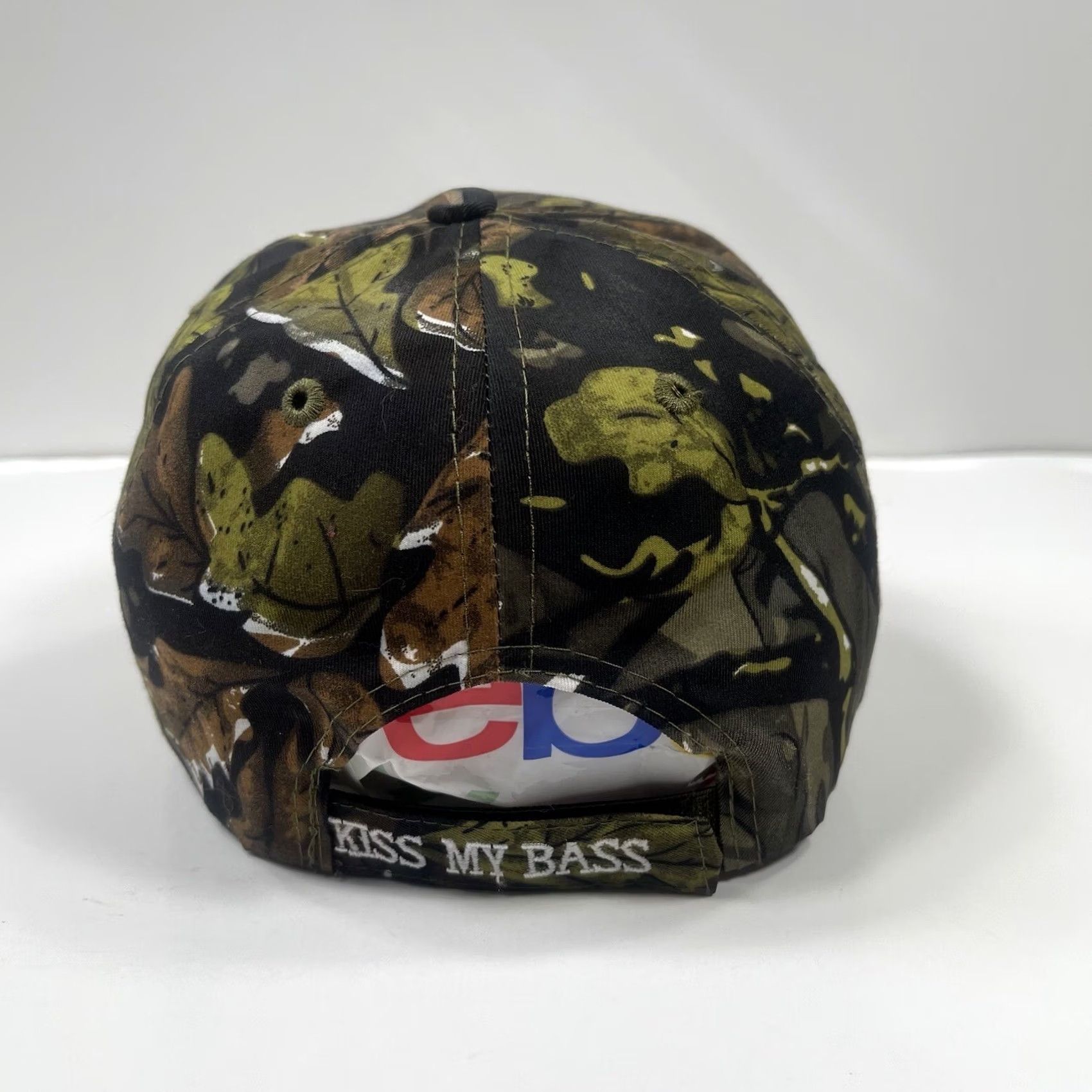 Vintage Unbranded Hat Adult Camouflage Adjustable StrapBack Cap Kiss My Bass Fishing - Vintage Size ONE SIZE - 6 Thumbnail