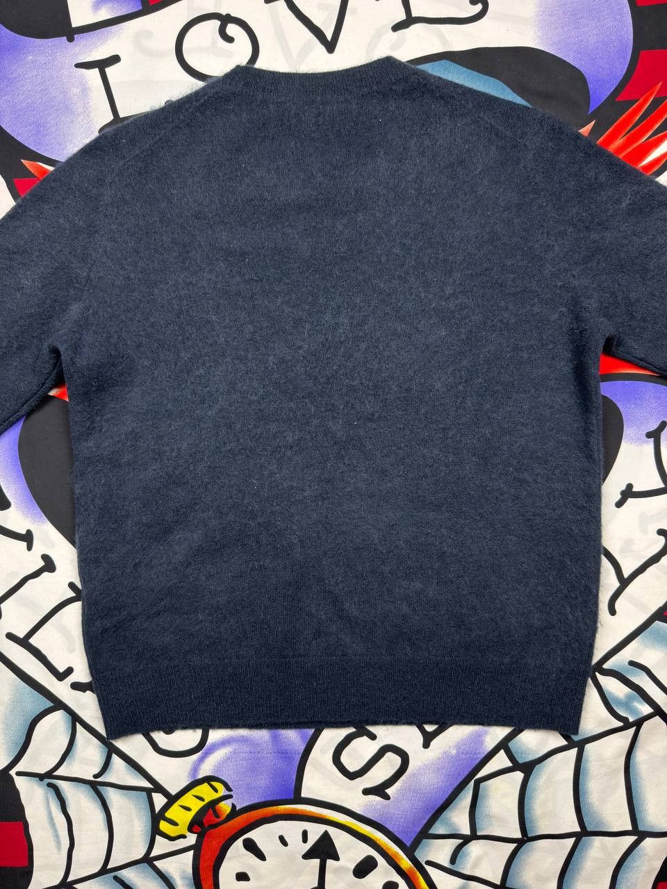Iris von Arnim Iris Von Arnim Luxury Uomo Cashmere Sweater Navy Jumper Size US S / EU 44-46 / 1 - 6 Thumbnail