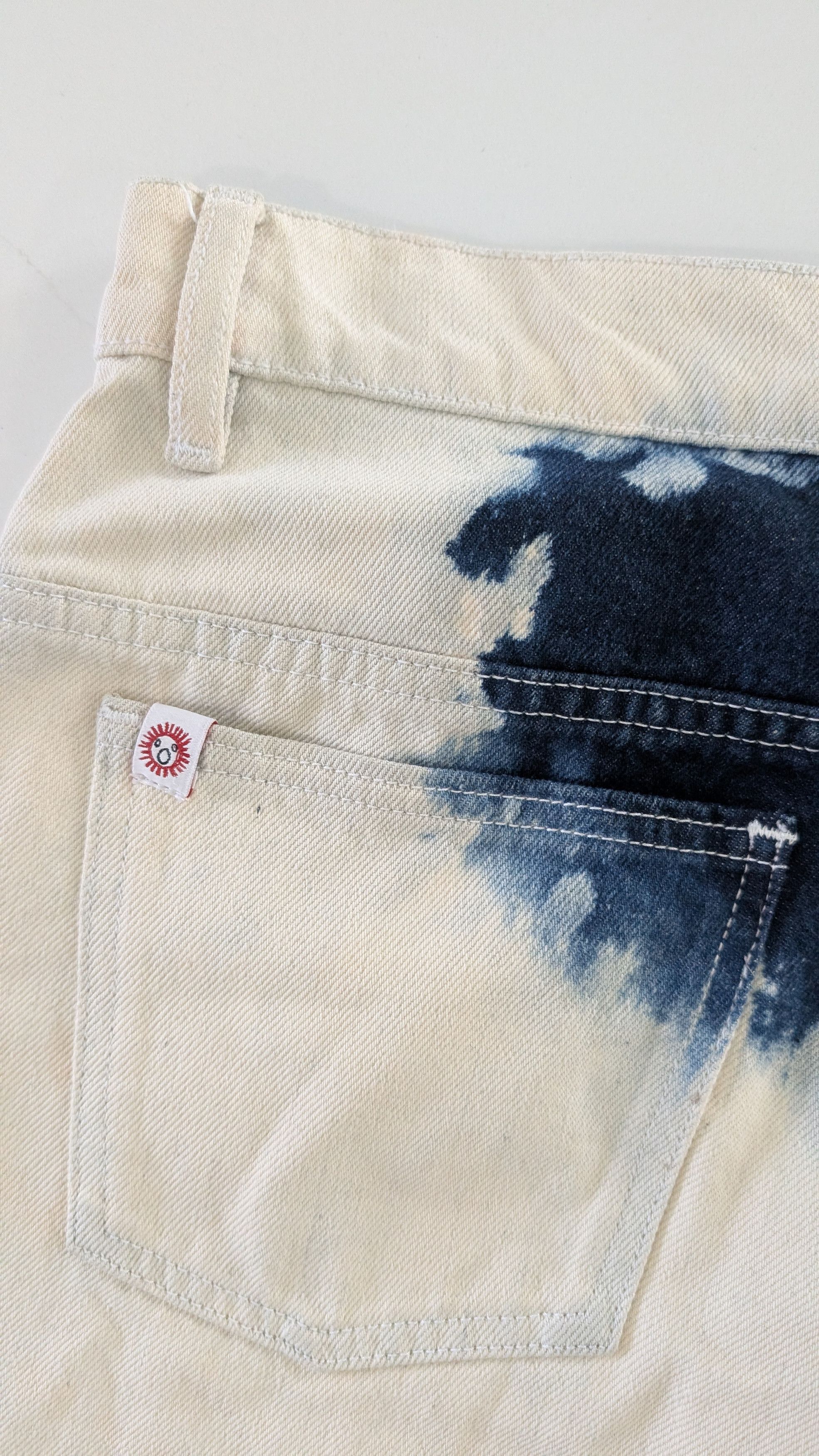 Charles Jeffrey LOVERBOY Charles Jeffrey LOVERBOY Bleached Wide Leg Jeans Size 30 Size US 30 / EU 46 - 4 Thumbnail