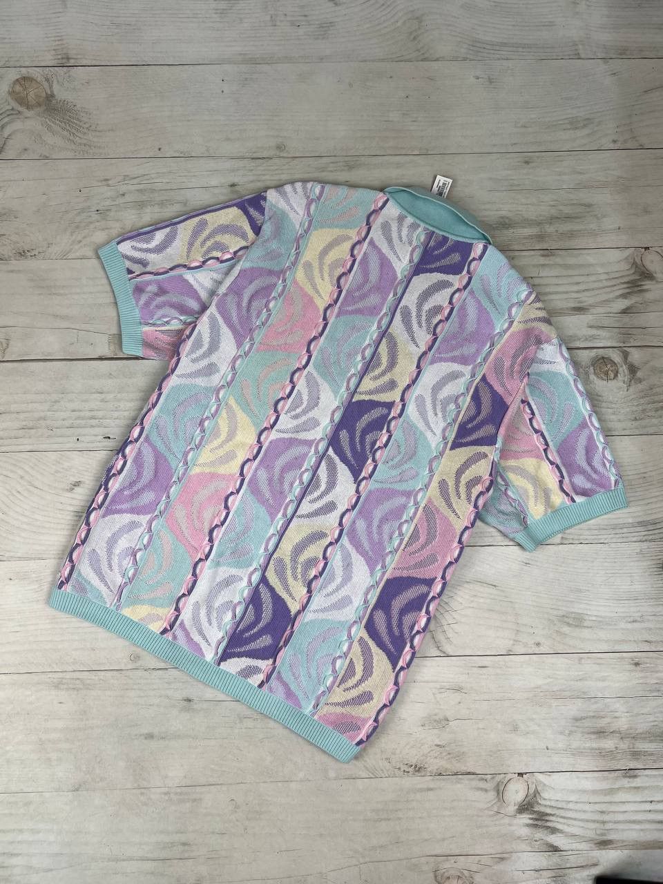Supreme Supreme Abstract Textured Zip Up Polo Size US M / EU 48-50 / 2 - 12 Thumbnail