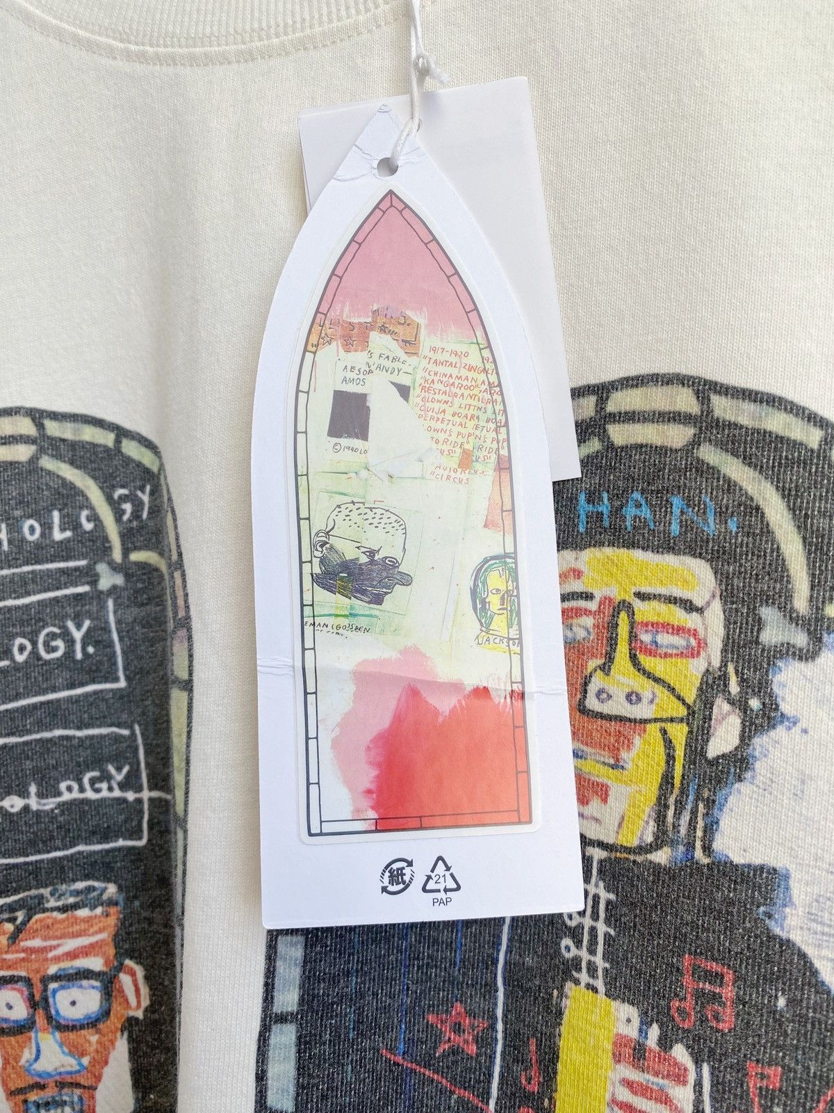 H&M × Jean-Michel Basquiat × Who Decides War WHO DECIDES WAR x BASQUIAT x H&M LONG SLEEVE RELAXED T-SHIRT Size US M / EU 48-50 / 2 - 6 Thumbnail
