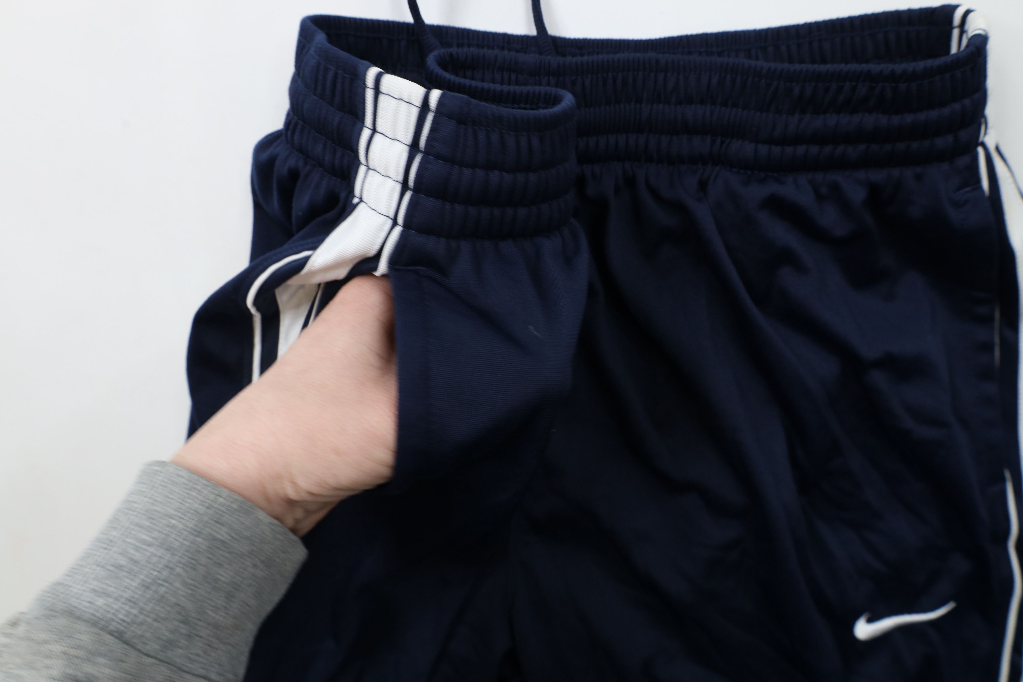 Nike × Vintage Vintage Y2K Nike Scott Mini Swoosh Wide Leg Sweatpants Size US 36 / EU 52 - 10 Thumbnail
