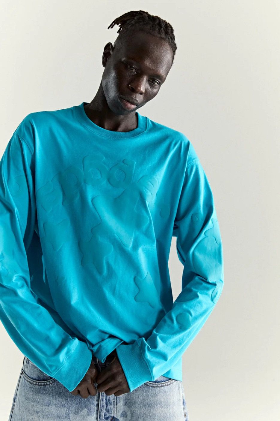 Sp5der Spider Worldwide Beluga LS Tee “Ocean Blue” Size US L / EU 52-54 / 3 - 11 Thumbnail