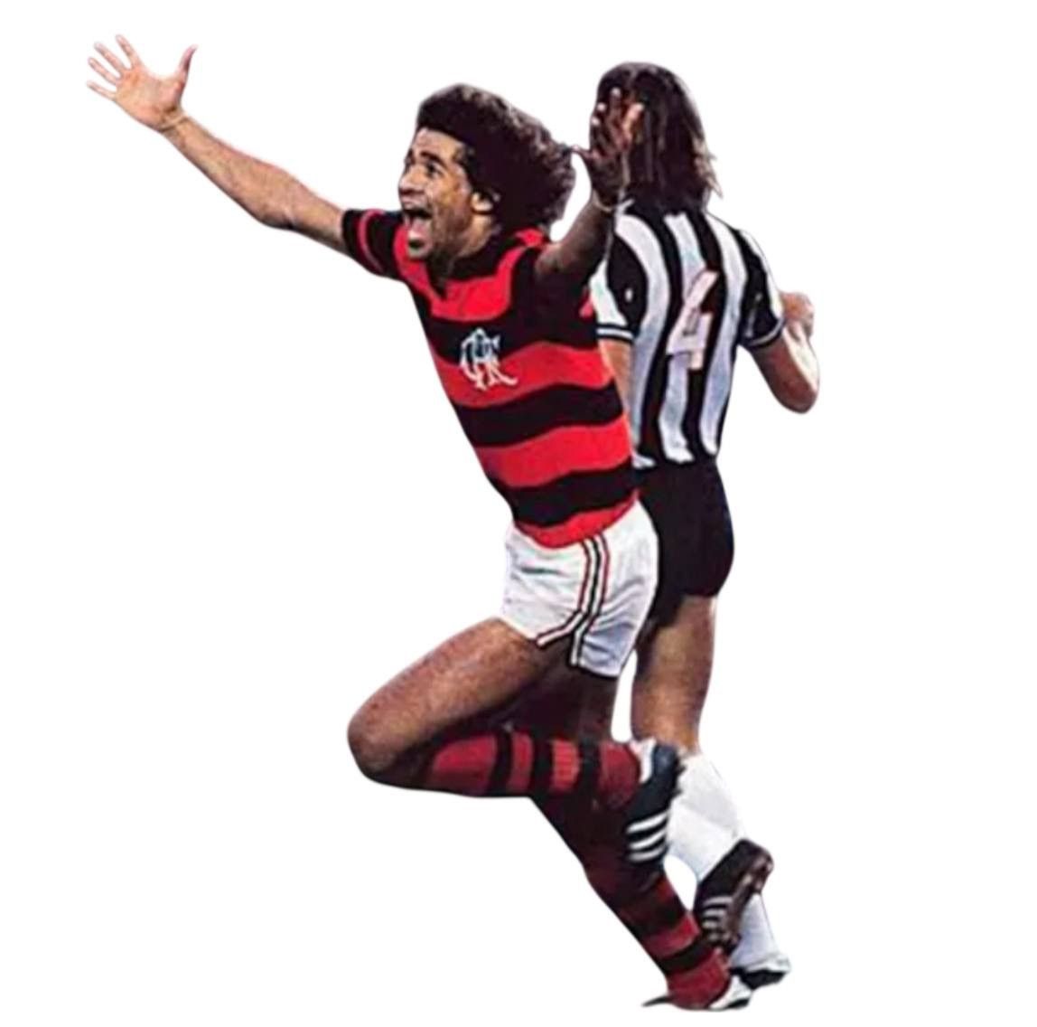 Vintage 1970/80 RARE FLAMENGO HOME SOCCER JERSEY SHIRT CAMPEA Size US M / EU 48-50 / 2 - 1 Thumbnail
