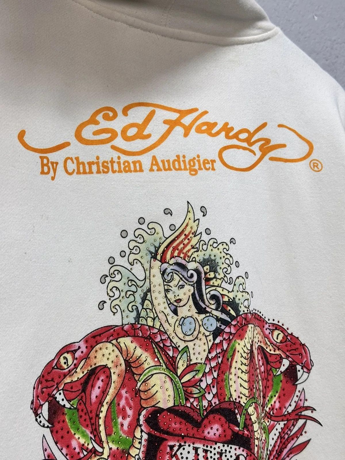 Christian Audigier Vintage Ed Hardy by Christian Audigier Hoodie Japan Opium Size US XL / EU 56 / 4 - 14 Thumbnail