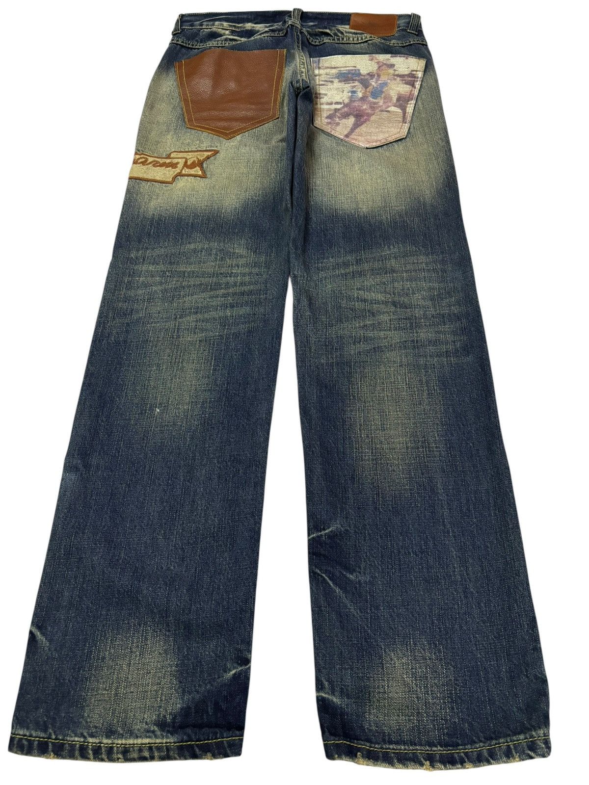 Japanese Brand Vtg Kamimura Tokyo Japan Mud Washed Jeans Size US 32 / EU 48 - 2 Thumbnail