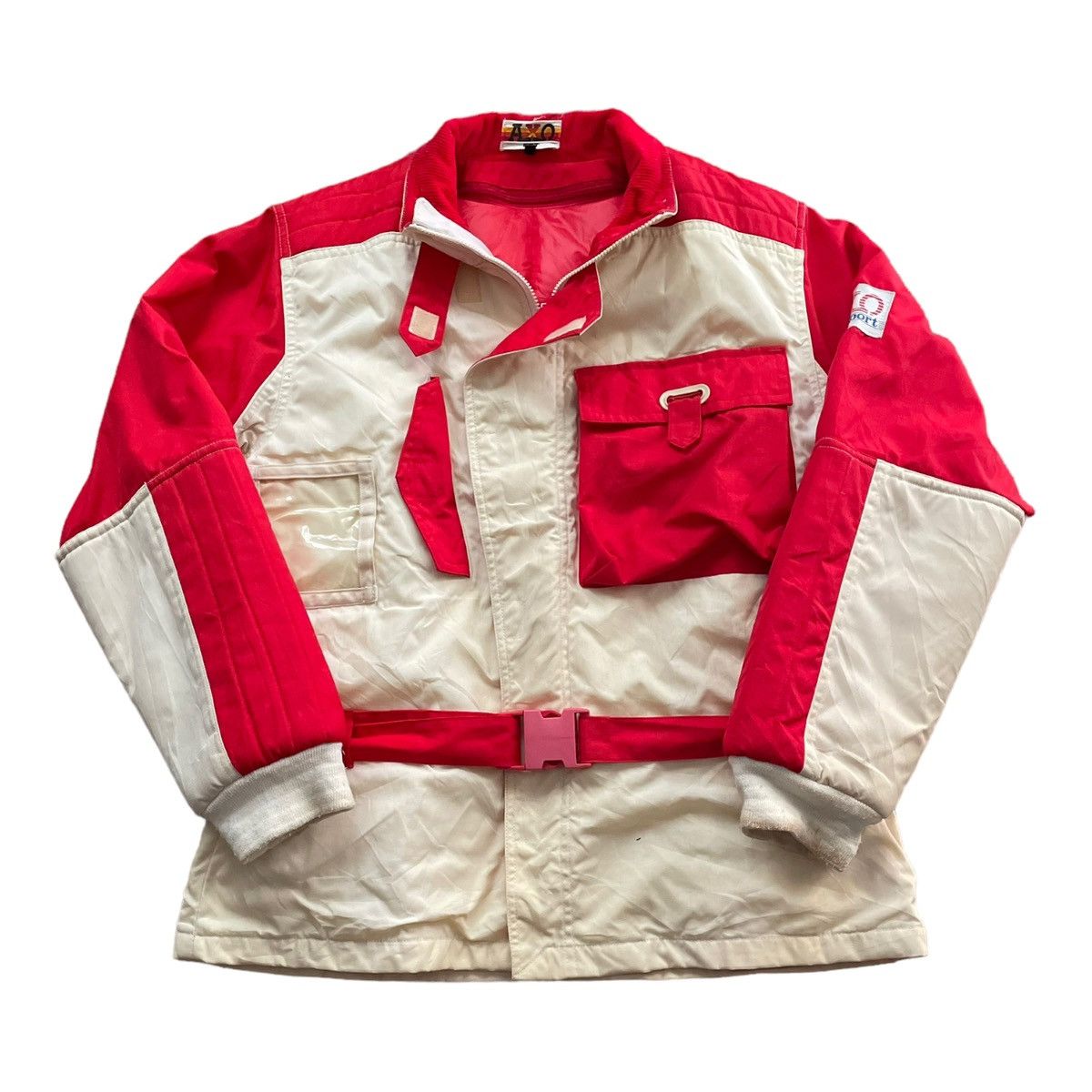 Gear for Sports × Vintage Vintage 90s Official AXO Fet Sport Racing Motocross Jacket Size US M / EU 48-50 / 2 - 1 Thumbnail