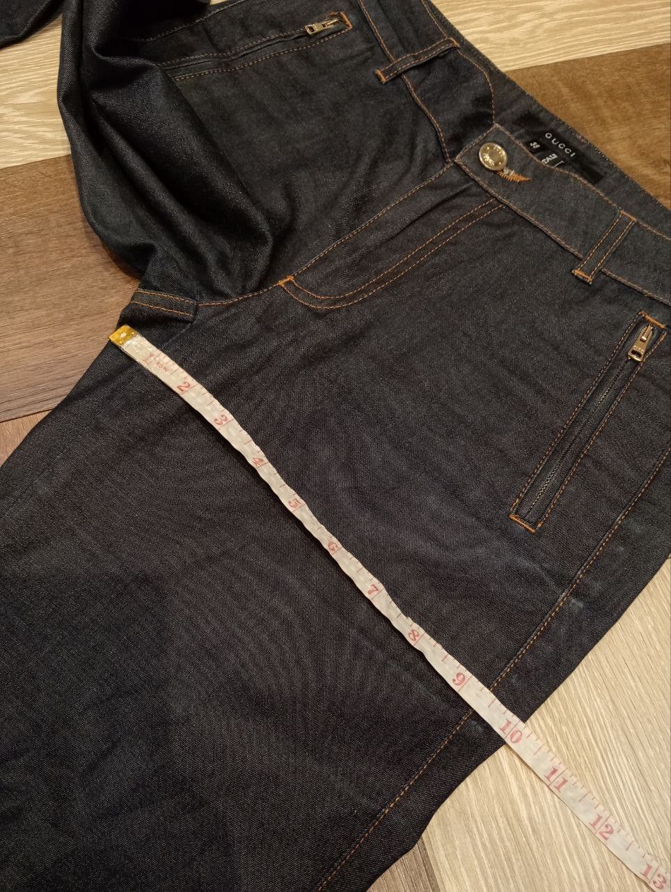 Gucci LUXURY GUCCI COMBINE COTTON SPANDEX STRETCH PANTS Size 26" / US 2 / IT 38 - 23 Thumbnail