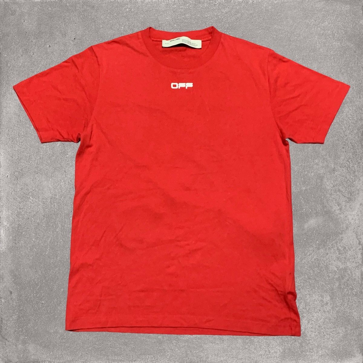 Off-White Off White Large Airport Arrows Red Tee Virgil Abloh Size US L / EU 52-54 / 3 - 2 Thumbnail