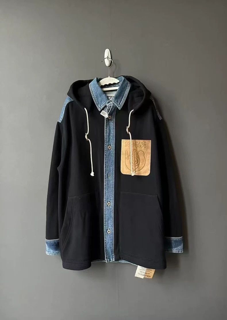 Loewe LOEWE Denim stitching coat Size L / US 10 / IT 46 - 1 Thumbnail