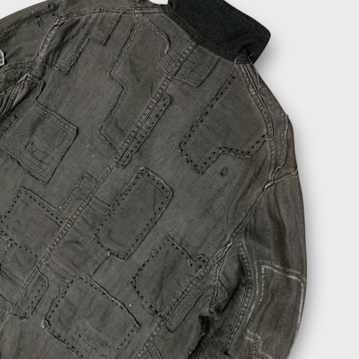 Porter Classic PORTER CLASSIC PATCH FRENCH WORK BORO JACKET SASHIKO Size US M / EU 48-50 / 2 - 7 Thumbnail