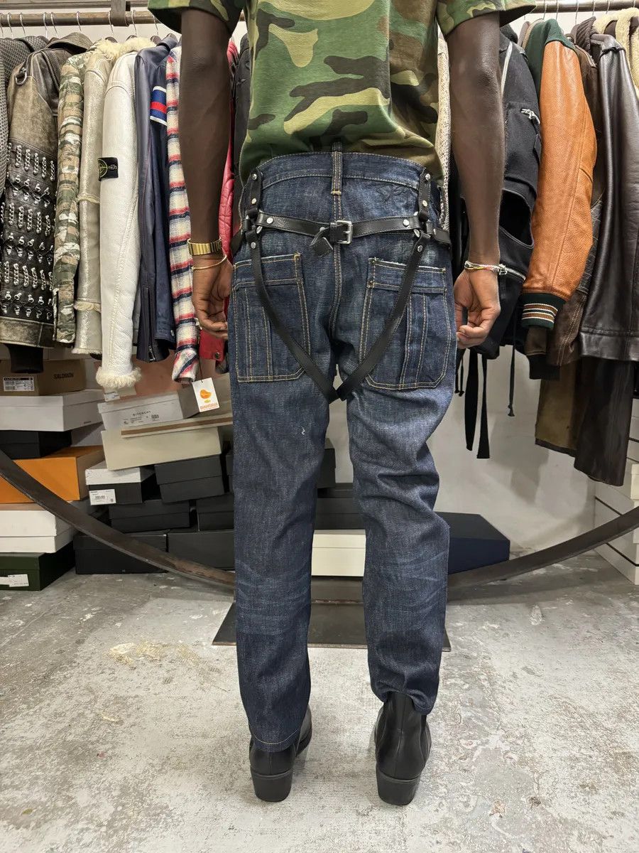 Dsquared2 FW2007 Dsquared2 Bondage Harness Brut Denim Jeans Size US 30 / EU 46 - 4 Thumbnail