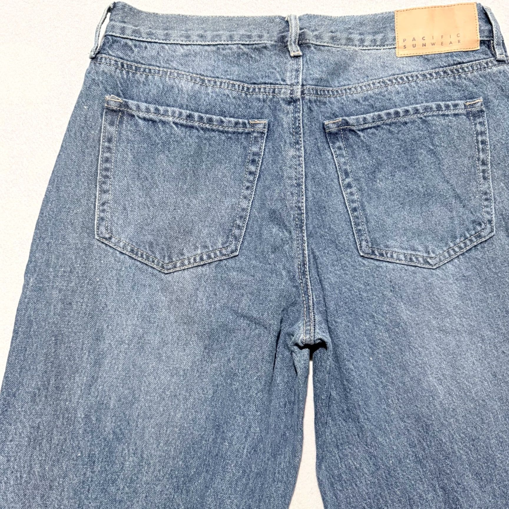 Pacsun Pacsun Lena Super Baggy Jeans Women's Light Blue Denim Baggy Jeans Pacsun 26 90s Wide-Leg Block: 5-Pocket Size 26" / US 2 / IT 38 - 7 Thumbnail