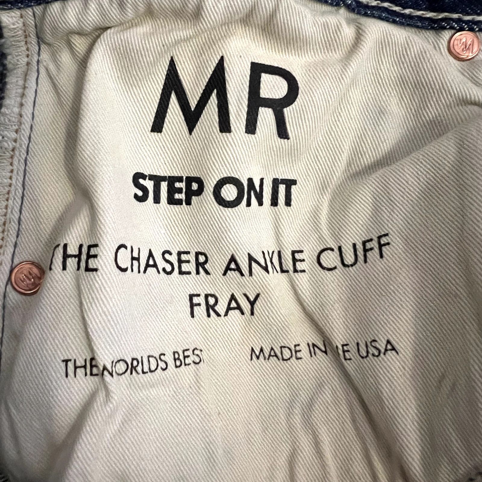 MOTHER mother The Chaser Ankle Cuff Fray The worlds Best Jeans Size US 30 / EU 46 - 4 Thumbnail
