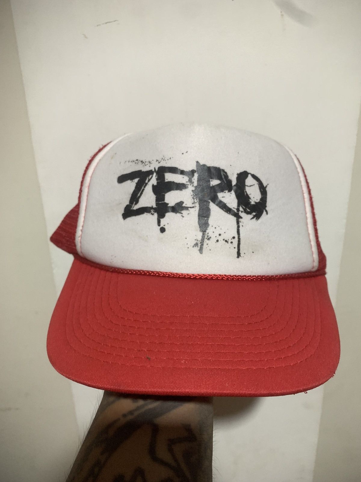 Zero Skateboards 🔥🔥 Rare Vintage 90s Zero Skateboards Trucker Hat Size ONE SIZE - 1 Thumbnail