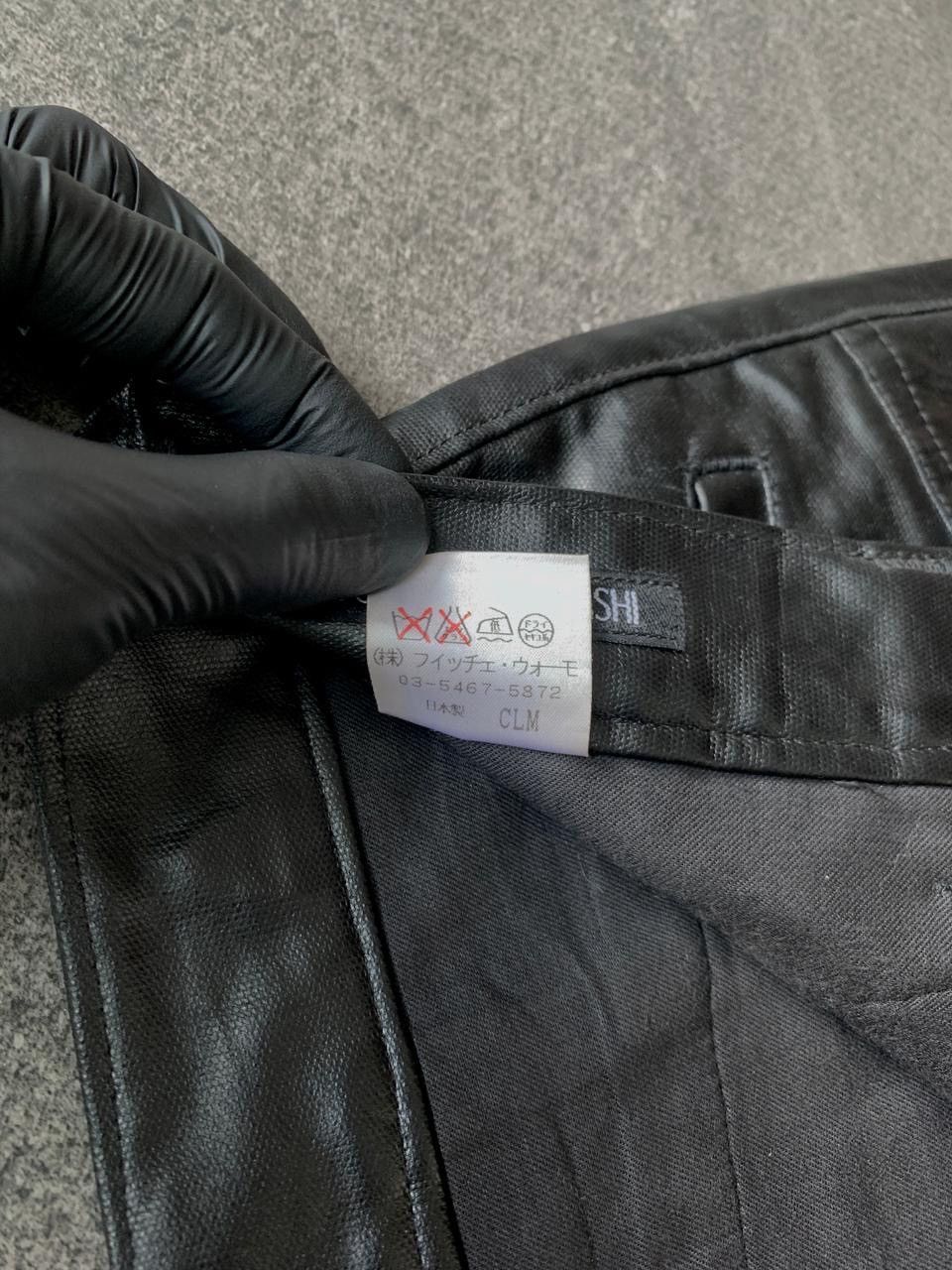 Yoshiyuki Konishi FREE TAX! Bondage Zippered Leather Flared Pants Size US 30 / EU 46 - 12 Thumbnail