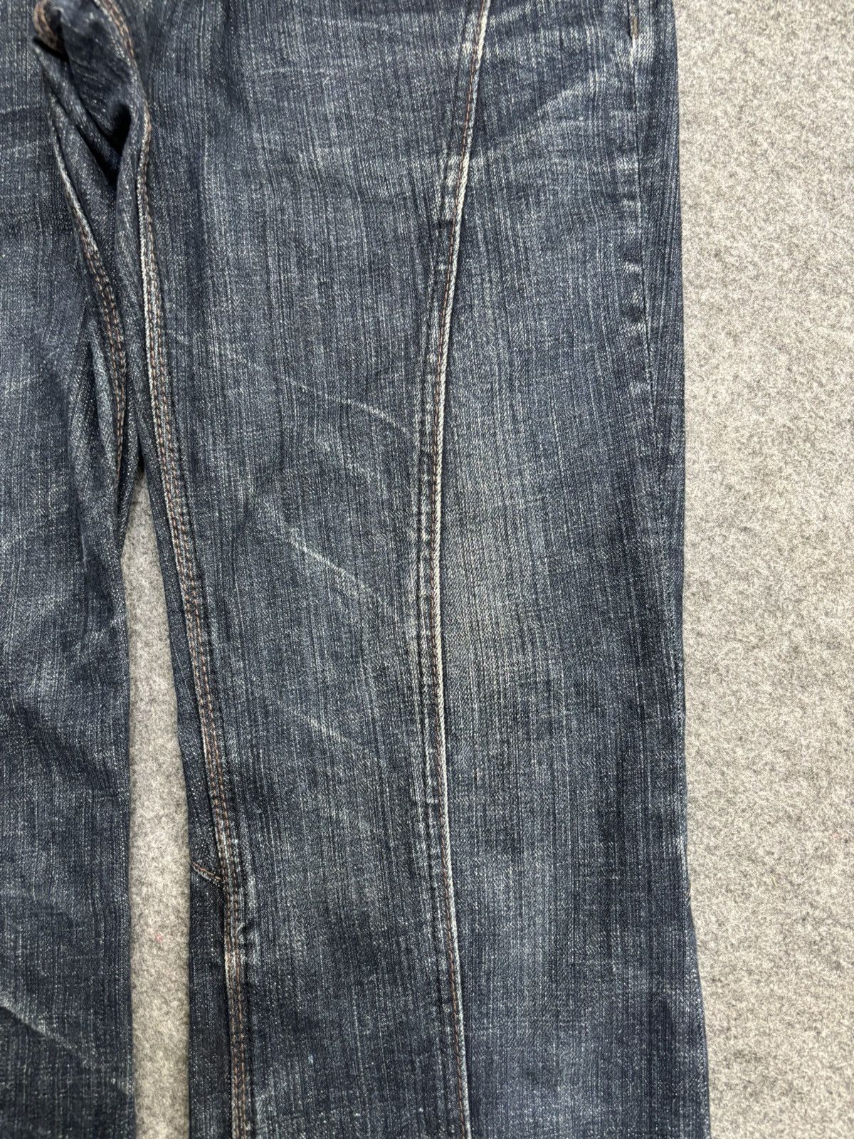 HIDEAWAYS 💥Avant Garde💥Hideaways Multiple Seam Flare Denim F621 Size US 31 - 6 Thumbnail