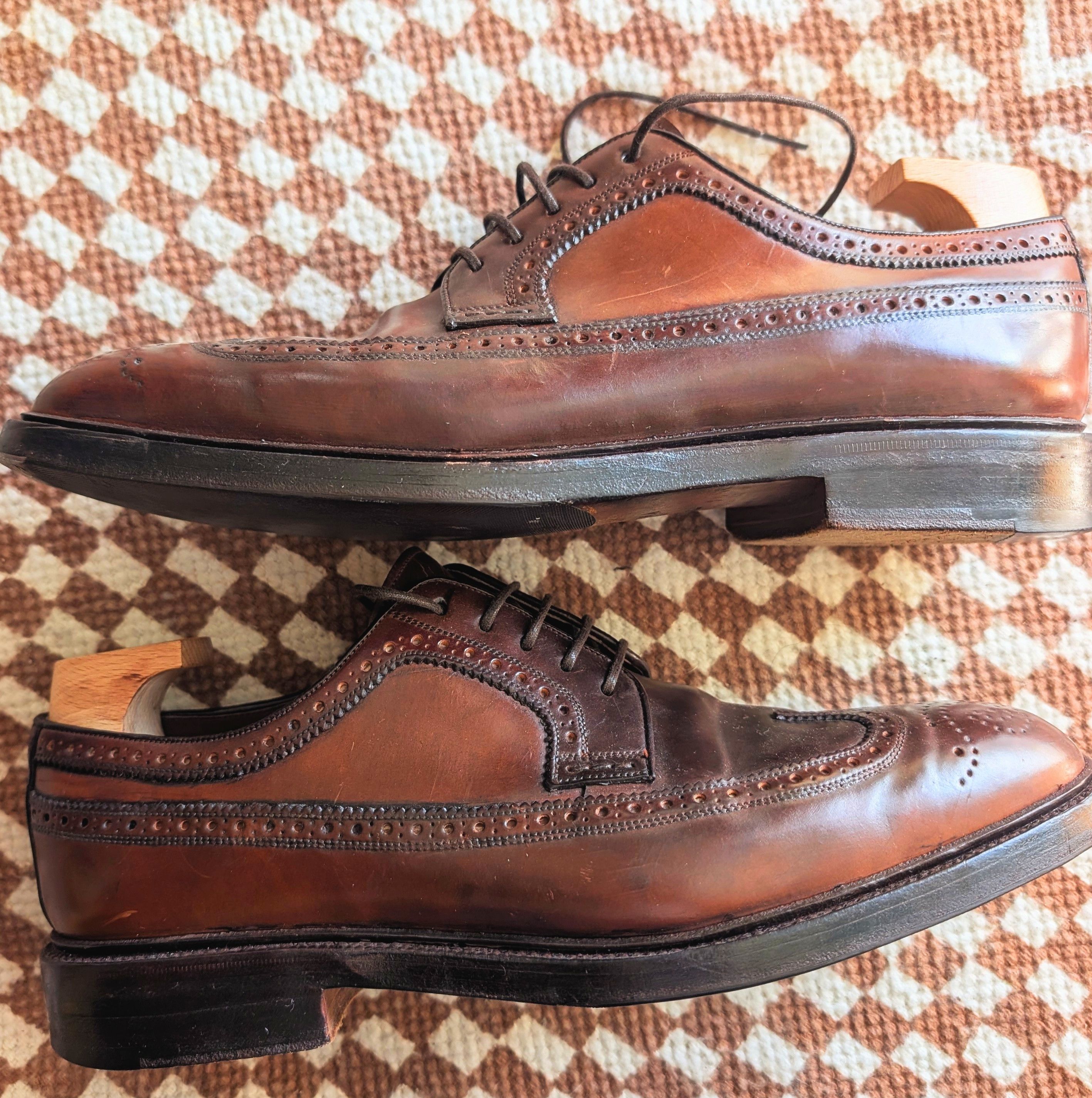 Carmina Carmina brogues derby shell UK 9 burgundy Size US 10 / EU 43 - 2 Thumbnail