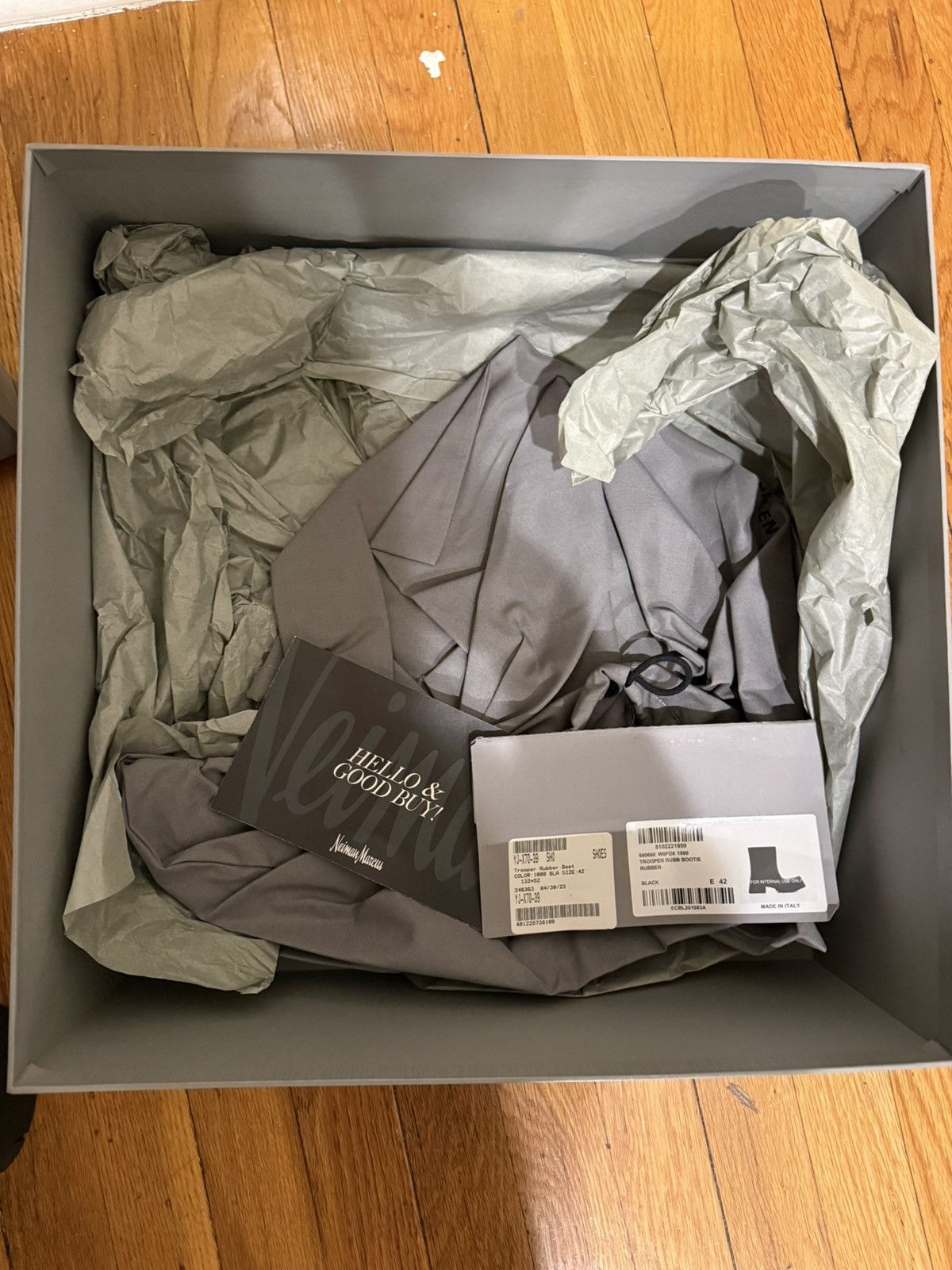 Balenciaga Balenciaga Trooper Rubber Boots Size US 9 / EU 42 - 8 Thumbnail