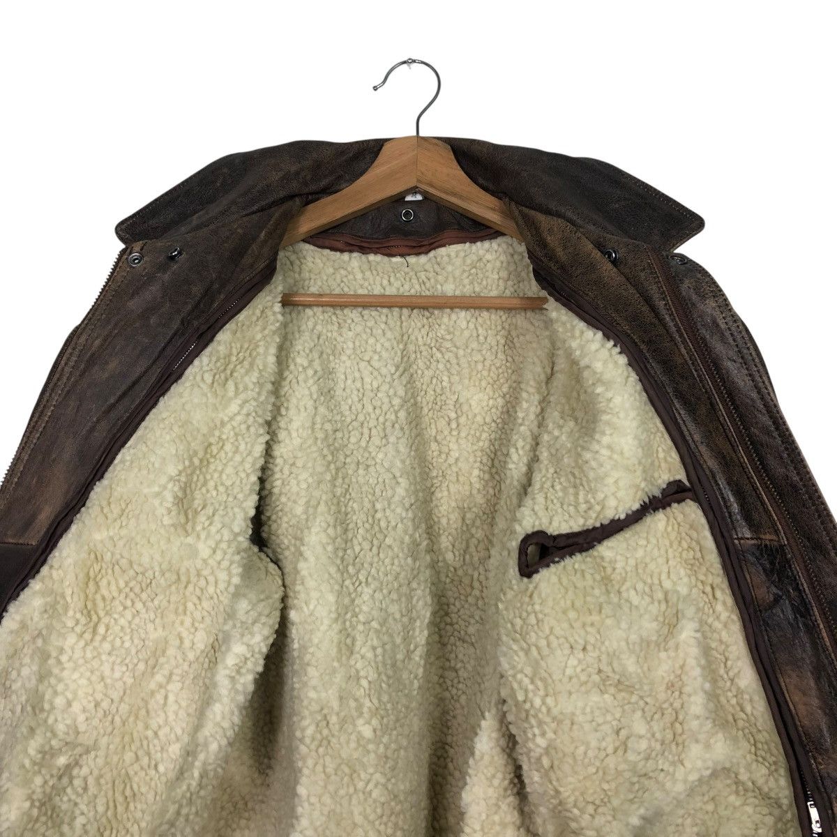 Japanese Brand 🔥VINTAGE LEATHER JACKET UNBRANDED JAPAN ISSEY MIYAKE Size US M / EU 48-50 / 2 - 16 Thumbnail
