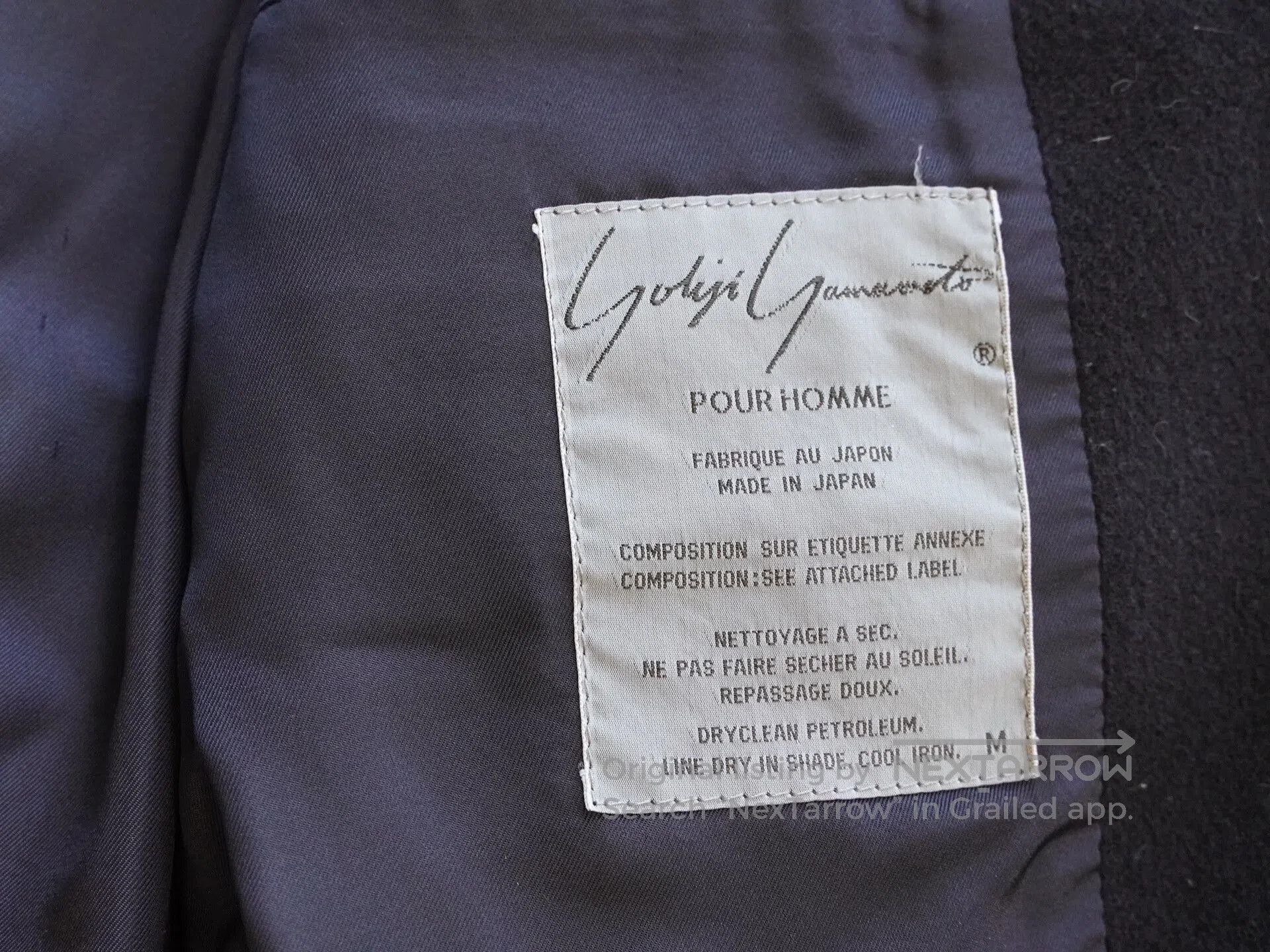 Yohji Yamamoto Yohji Yamamoto 1990s Leather Jacket. Size US M / EU 48-50 / 2 - 4 Thumbnail