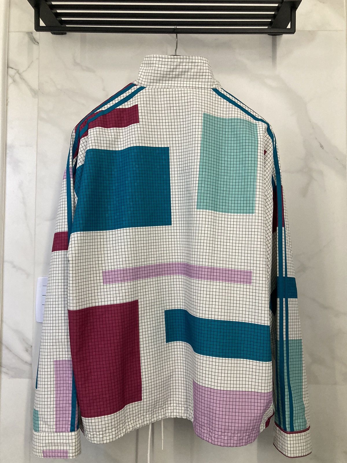 Adidas Windbreaker Adidas Blocked Shell Grid Jacket Size US M / EU 48-50 / 2 - 10 Thumbnail