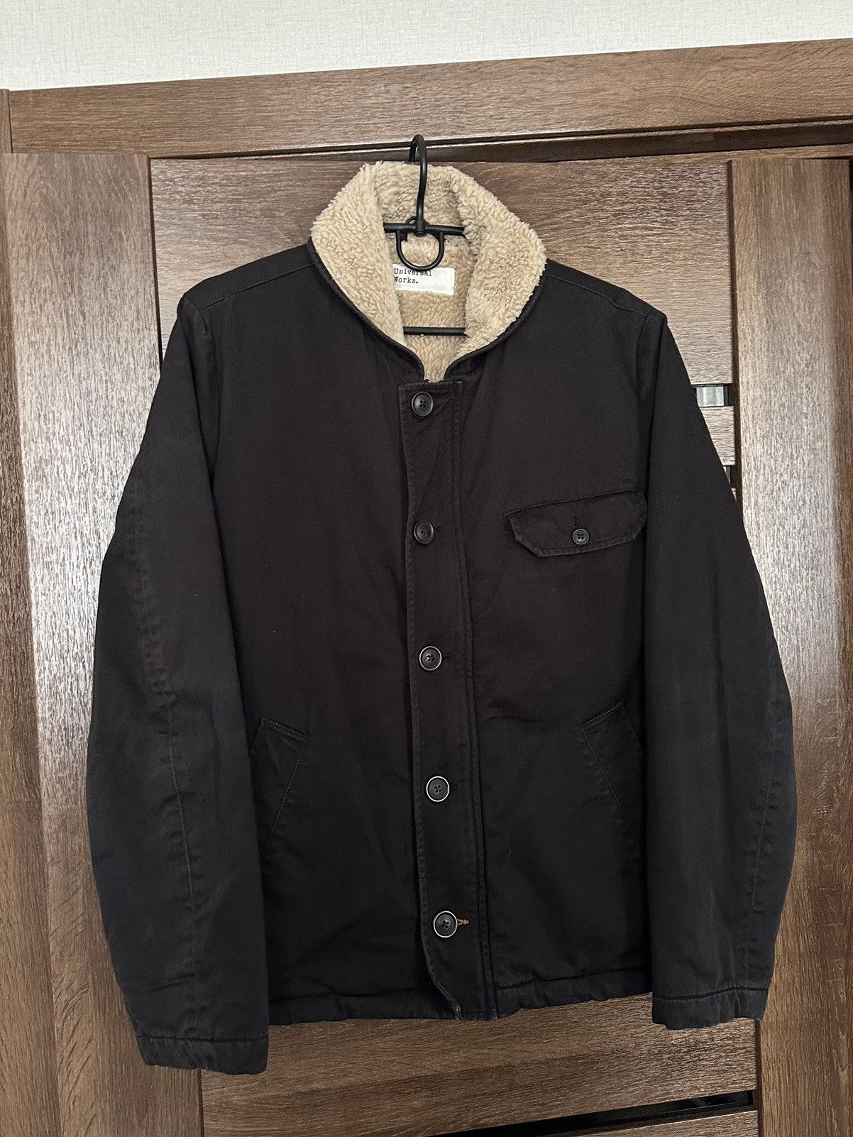 Universal Works Universal Works Twill Deck N1 Fleece Jacket Size US M / EU 48-50 / 2 - 1 Thumbnail