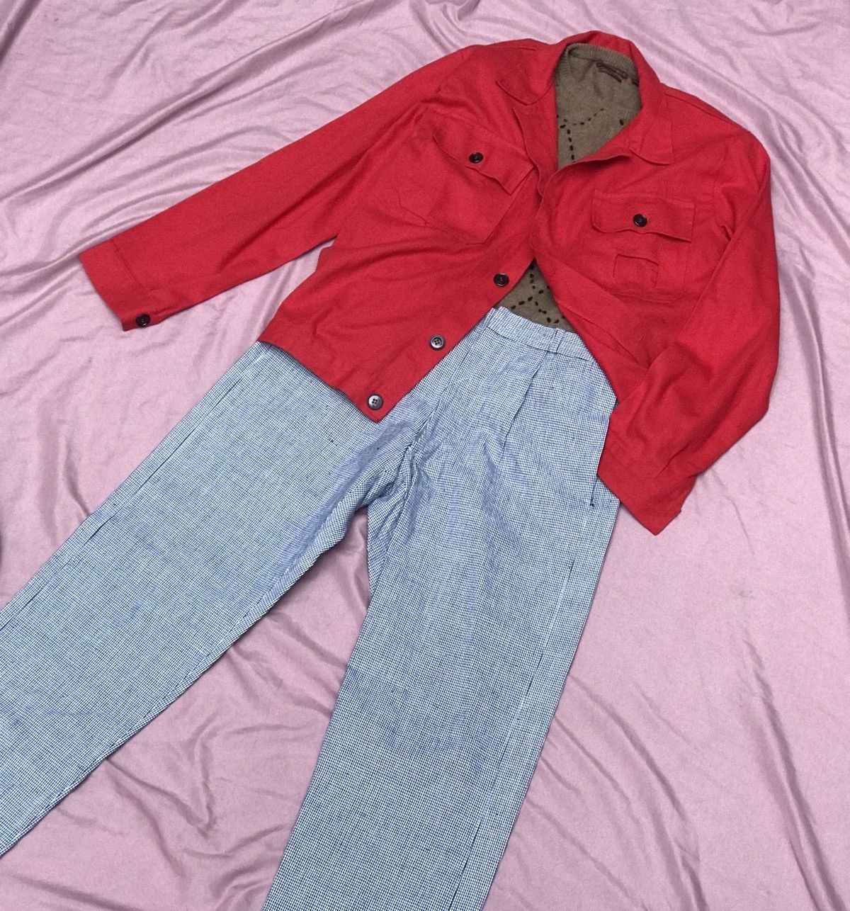 Pirelli PIRELLI PURE COTTON CANEVAS RED CHORE JACKET Size US S / EU 44-46 / 1 - 7 Thumbnail