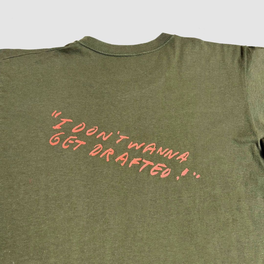 Band Tees × Vintage Frank Zappa 1980 80s Vintage Don’t Wanna Get Drafted T-Shirt Size US M / EU 48-50 / 2 - 5 Thumbnail