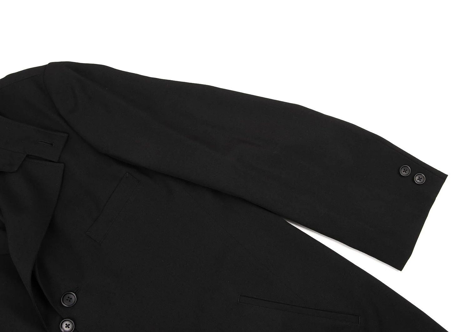 Yohji Yamamoto Yohji Yamamoto Wool Gabardine Layered Coat Size US S / EU 44-46 / 1 - 8 Thumbnail