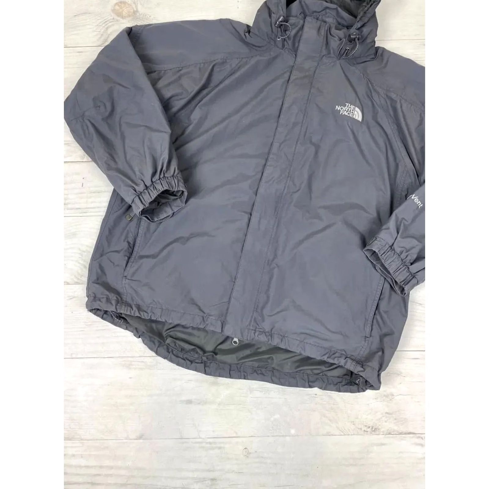 The North Face VINTAGE The North Face Jacket Men L Gray Hyvent Shell Size US L / EU 52-54 / 3 - 3 Thumbnail
