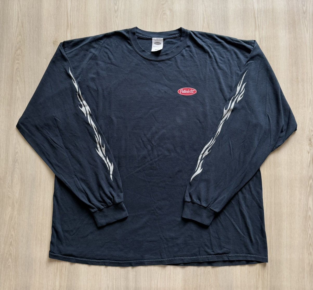 Vintage Vintage Y2K Peterbilt Long Sleeve Sz 2XL Tribal Flames Size US XXL / EU 58 / 5 - 2 Thumbnail