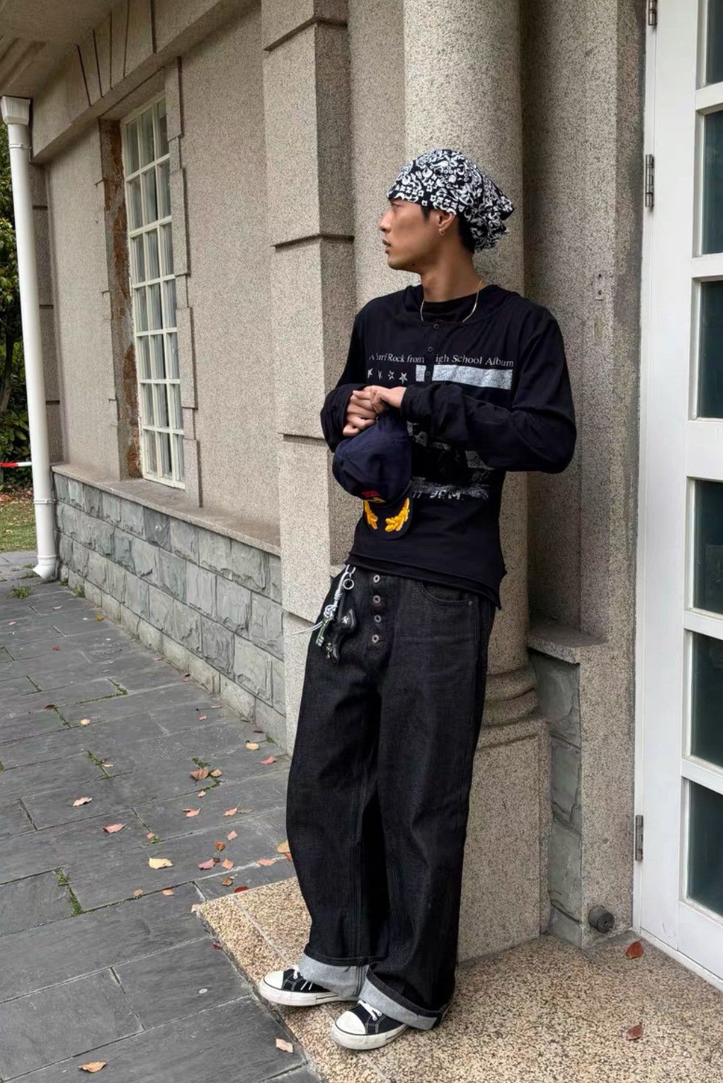 Japanese Brand THE BUTCHER RIOT raw denim jeans wide fit open button flye Size US 28 / EU 44 - 7 Thumbnail