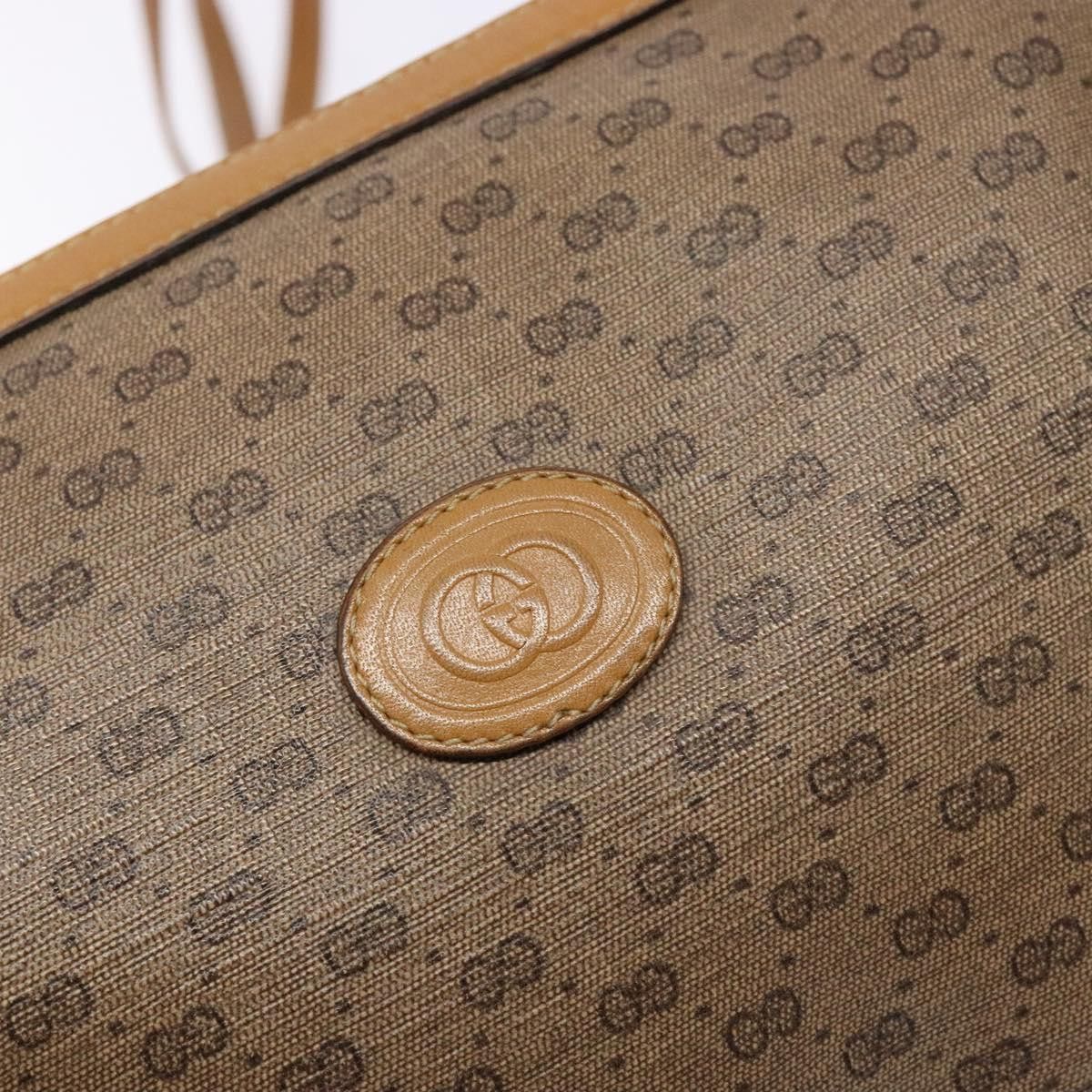 Gucci GUCCI Micro GG Supreme Shoulder Bag Pvc Beige Gold Size ONE SIZE - 14 Thumbnail