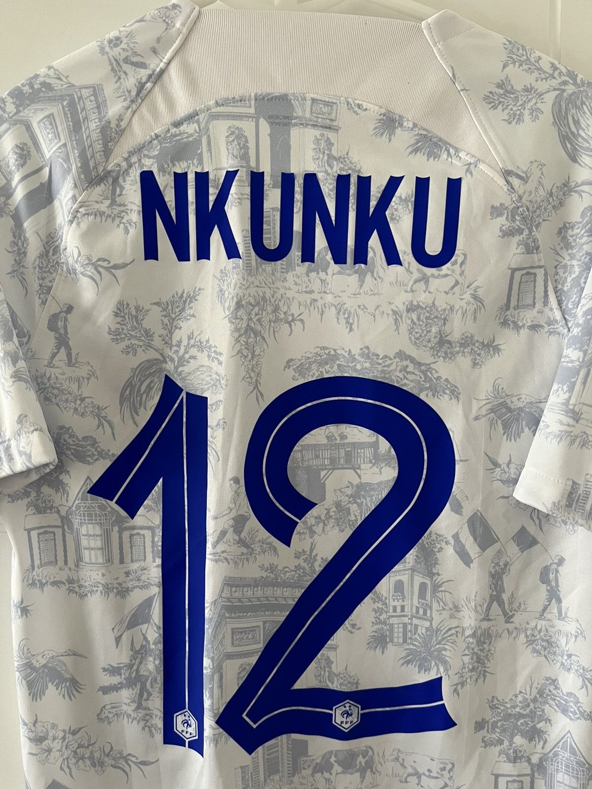 Maillot Nkunku PSG 2016-2017 – Domicile, Taille XS, Nike, Numéro 24
