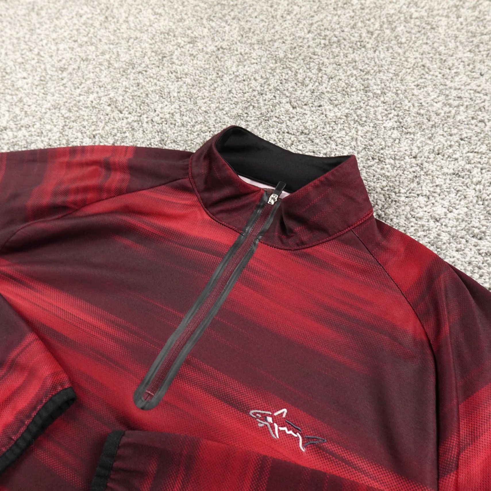 Tasso Elba Greg Norman Pullover Mens M Red PlayDry 1/4 Zip Golf Long Sleeve Tasso Elba Top Size US M / EU 48-50 / 2 - 2 Thumbnail