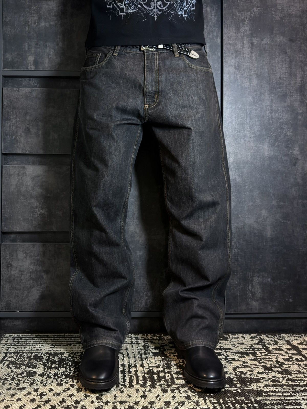 Carhartt Vintage Carhartt Wide Leg Jeans Japanese Hedi 424 CDG RRL Size US 34 / EU 50 - 1 Thumbnail