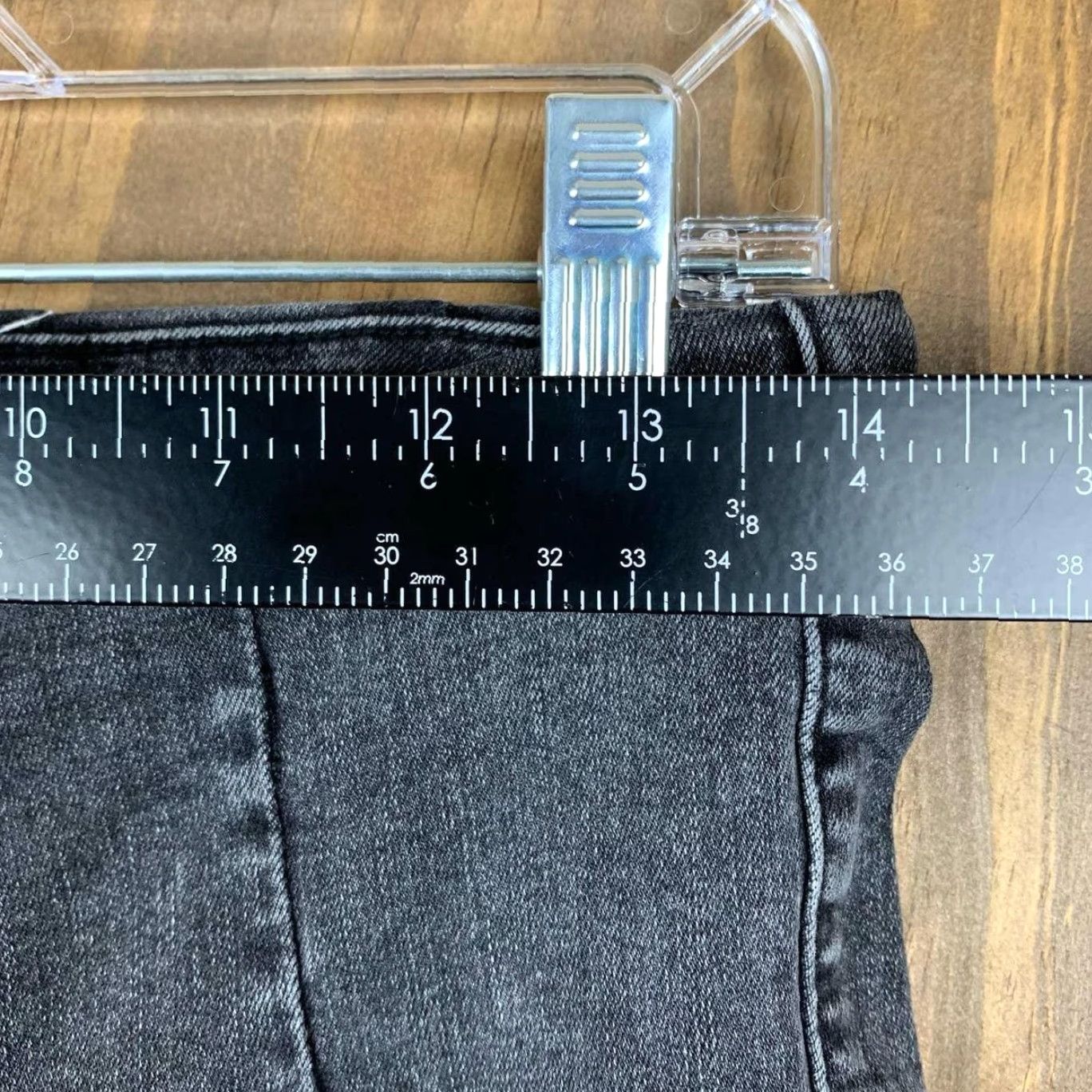 Free People Free People Jeans Womens Black Denim Pull On Pleated Straight Stretch 28 Size 28" / US 6 / IT 42 - 6 Thumbnail