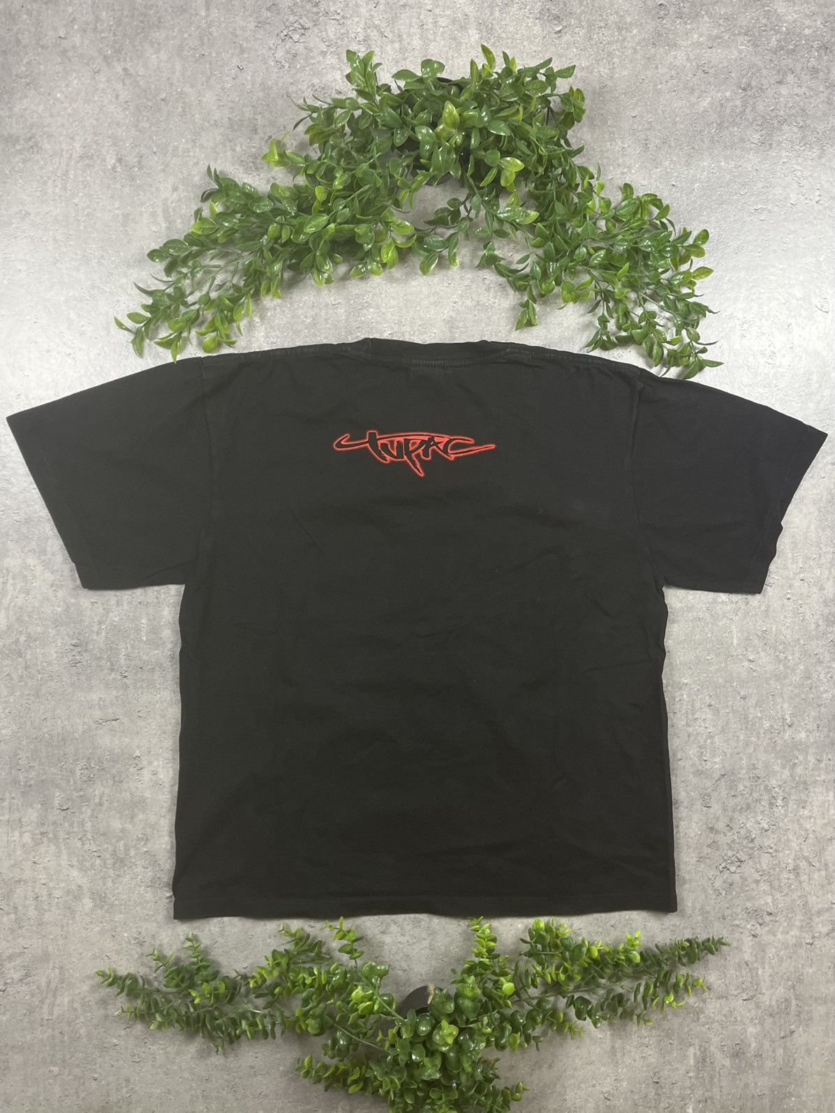 Other Tupac Shakur 2Pac Vintage Graphic T-Shirt Black Rap Tee XL Size US XL / EU 56 / 4 - 6 Thumbnail
