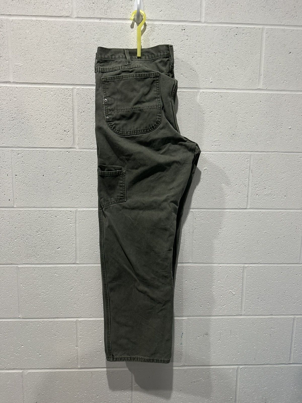 Dickies Dickies Carpenter Pants Faded Olive Green Canvas 38x30 Size US 38 / EU 54 - 2 Thumbnail