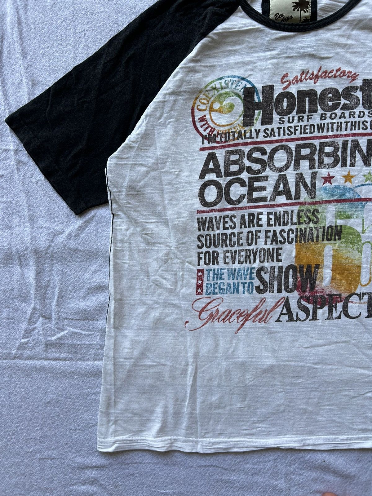 20471120 × Beauty Beast × Japanese Brand Ben Aipa Surfwear Poem Absorbing Ocean Tees Size US L / EU 52-54 / 3 - 3 Thumbnail
